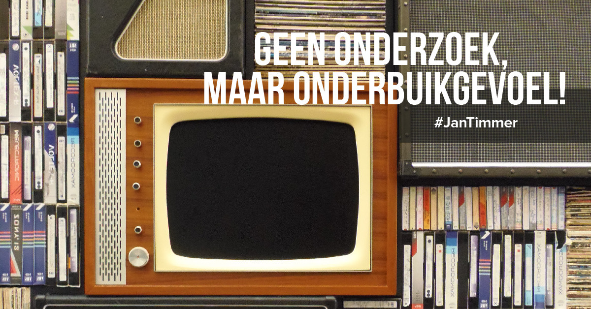 Luister naar je onderbuikgevoel! Wat we (niet) kunnen leren van Jan Timmer