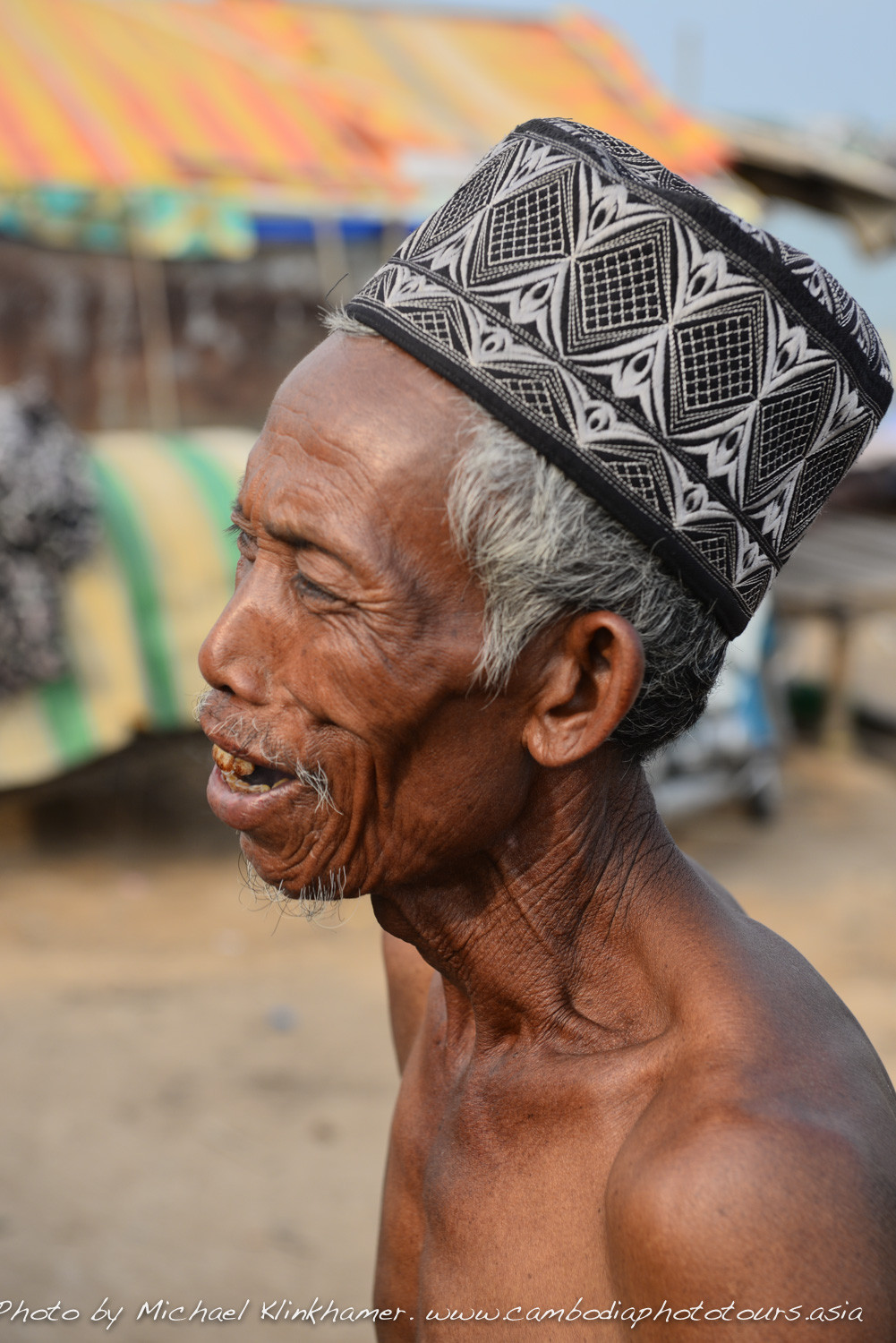 Cham old man Cambodia