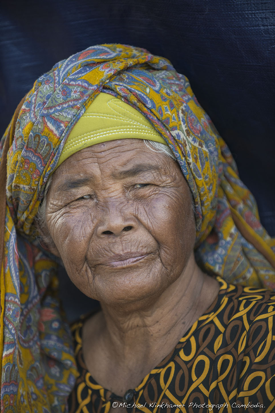 Cham old woman cambodia