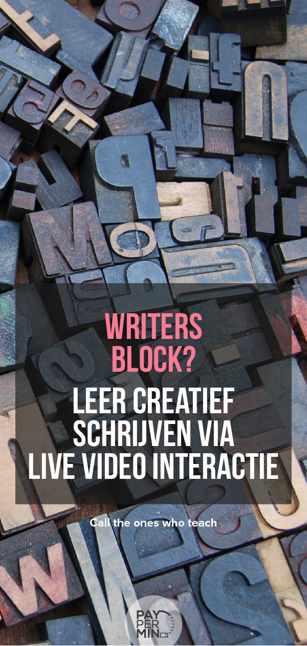 Creatief Leren Schrijven door online lessen