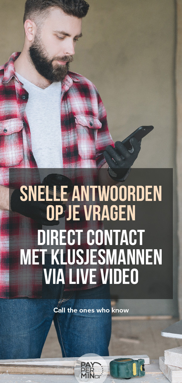 Klusjesmannen direct beschikbaar