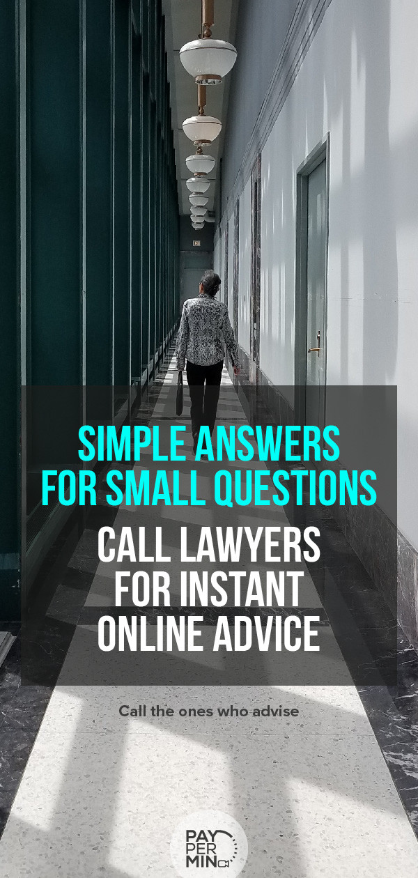 Lawyers for instant online advice via video calling