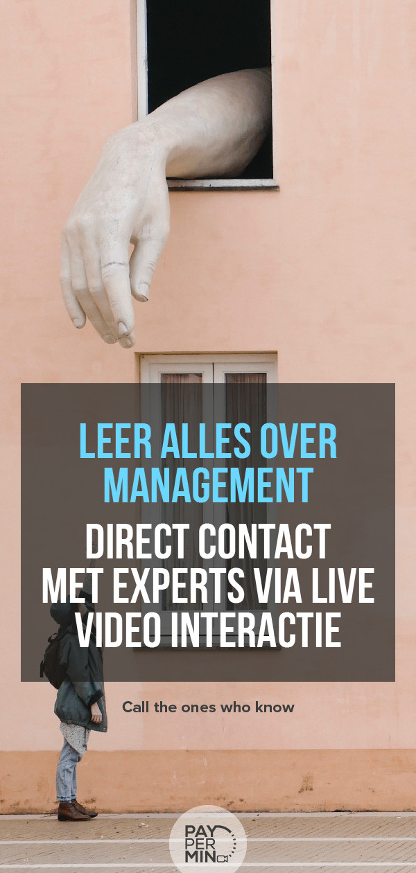 Leer management van echte professionals