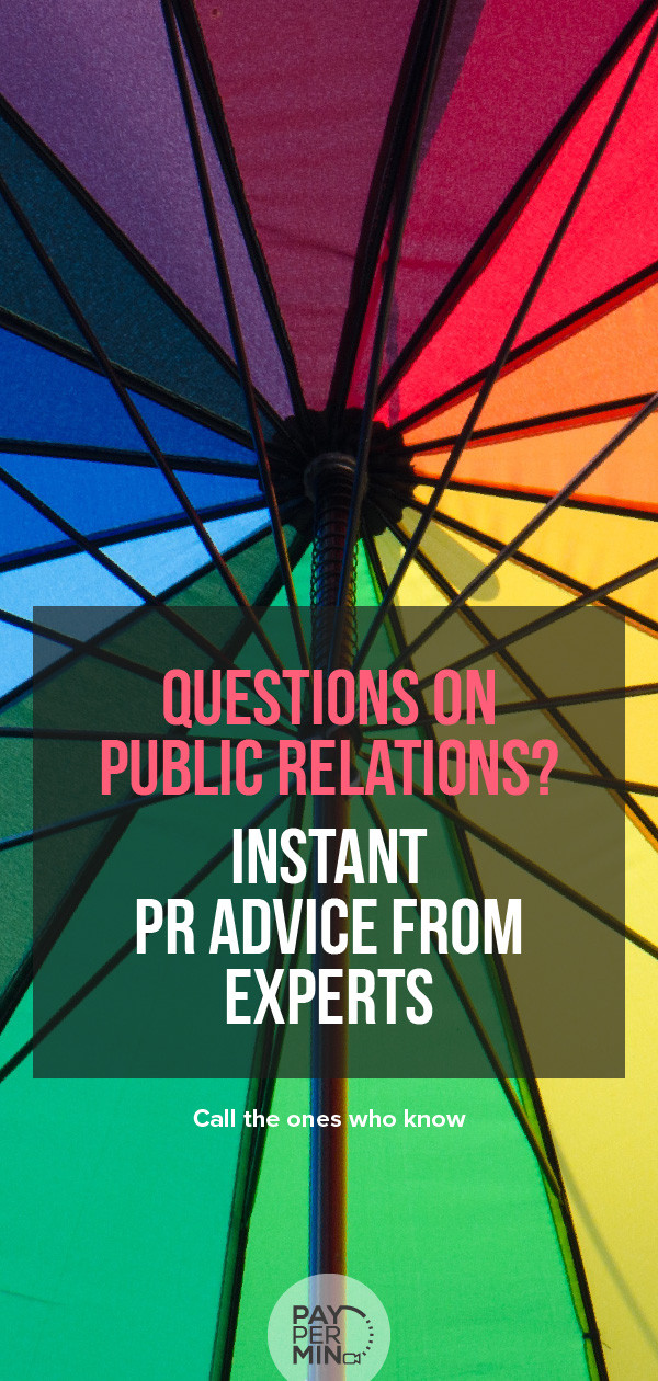 PR consultation and advice