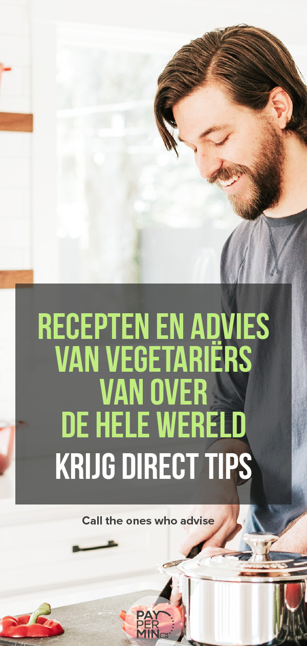 Recepten en advies van vegetariërs