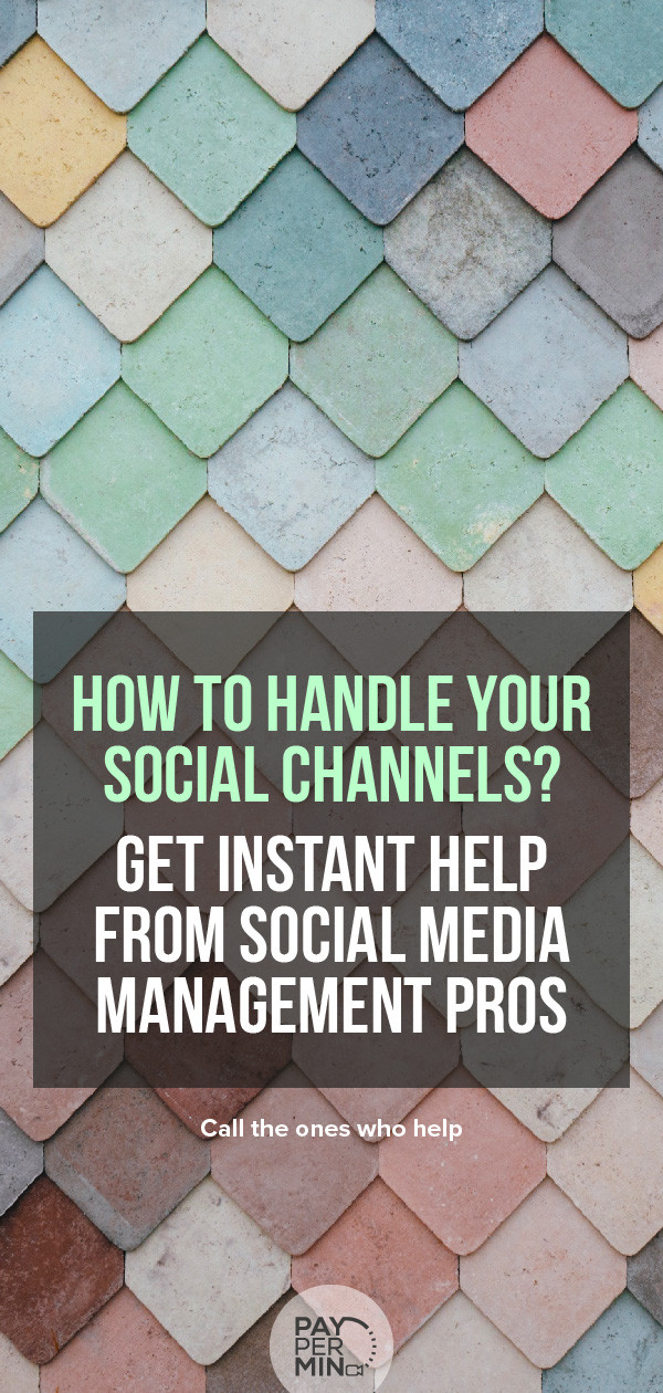 Advice on social media management