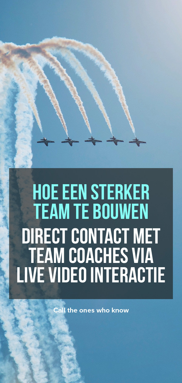 Teambuilding adviseurs en trainers